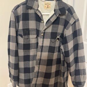 RedHead Black and Gray Checkered Shirt